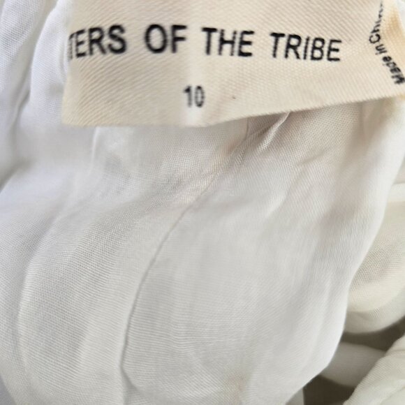 Sisters of the Tribe ASOS Floral Gauzy Mini Sundress Size 10 - Picture 3 of 6